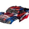 Traxxas Body, Slash 2WD (also fits Slash VXL & Slash 4X4), red & blue (painted, decals applied) – TRX5851R