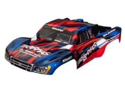 Traxxas Body, Slash 2WD (also fits Slash VXL & Slash 4X4), red & blue (painted, decals applied) – TRX5851R