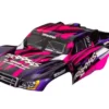 Traxxas Body, Slash 2WD (also fits Slash VXL & Slash 4X4), pink & purple (painted, decals applied) – TRX5851P