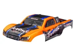 Traxxas Body, Slash 4X4 (also fits Slash VXL & Slash 2WD), orange (painted, decals applied) (assembled with front & rear latches for clipless mounting) – TRX5850-ORNG