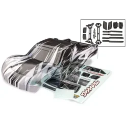 Traxxas Body, Slash 4X4 (also fits Slash 2WD & Slash VXL), ProGraphix (graphics are printed, requires paint & final color application, decal sheets – TRX6948X