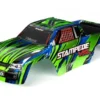 Traxxas Body, Stampede VXL, green & blue (painted, decals applied) – TRX3620G