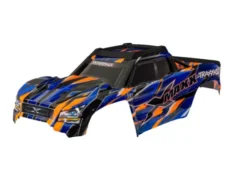 Traxxas Body X-Maxx orange (painted, decals applied) (with body mounts, rear body support, and tailgate protector) – TRX7867-ORNG