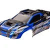Traxxas Body, XRT, blue (painted, decals applied) (assembled with front & rear body supports for clipless mounting, roof & hood skid pads) – TRX7812A
