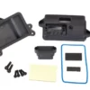 Traxxas Box, receiver (sealed)/ foam pad/ 2.5x8mm CS (4)/ 3x10mm CS (2) – TRX6724-BLK