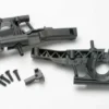 Traxxas Bulkhead, front (L&R halves)/ diff retainer/ 4x14mm BCS (4) – TRX5330