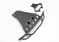 Traxxas Bumper, front/ bumper mount, front (black) – TRX6835