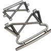 Traxxas Bumper front/ bumper support (satin black chrome-plated) – TRX8535X