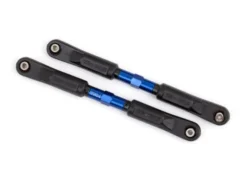 Traxxas Camber links, front, Sledge (TUBES blue-anodized, 7075-T6 aluminum, stronger than titanium) (117mm) (2)/ rod ends, assembled with steel hollow balls (4)/ aluminum wrench, 8mm (1) – TRX9547X