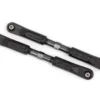 Traxxas Camber links, front, Sledge (TUBES dark titanium-anodized, 7075-T6 aluminum, stronger than titanium) (117mm) (2)/ rod ends, assembled with steel hollow balls (4)/ aluminum wrench, 8mm (1) – TRX9547A