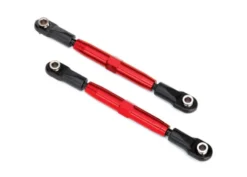 Traxxas Camber links, rear (TUBES red-anodized, 7075-T6 aluminum, stronger than titanium) (73mm) (2)/ rod ends, rear (4)/ rod ends, front (4)/ aluminum wrench (1) –TRX3644R