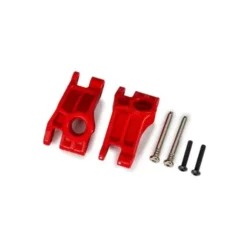 Traxxas Carriers, stub axle, rear, extreme heavy duty, red (left & right)/ 3x31mm hinge pins (2)/ 3x18mm BCS (2) (for use with #9180, 9181, 9182 upgrade kit) – TRX9150-RED