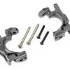 Traxxas Caster blocks (c-hubs), extreme heavy duty, gray (left & right)/ 3x32mm hinge pins (2)/ 3x20mm BCS (2) (for use with #9080 upgrade kit) – TRX9032-GRAY