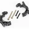Traxxas Caster blocks (c-hubs), extreme heavy duty, black (left & right)/ 3x32mm hinge pins (2)/ 3x20mm BCS (2) (for use with #9080 upgrade kit) – TRX9032v