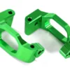 Traxxas Caster blocks (c-hubs), 6061-T6 aluminum (green-anodized), left & right/ 4x22mm pin (4)/ 3x6mm BCS (4)/ retainers (4) – TRX8932G