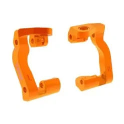 Traxxas Caster blocks (c-hubs), 6061-T6 aluminum (orange-anodized) (left & right) – TRX10733-ORNG