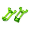 TRAXXAS Caster blocks (c-hubs), 6061-T6 aluminum (green-anodized), left & right/ 3x8mm BCS (with threadlock) (6) – TRX10932-GRN