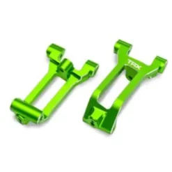 TRAXXAS Caster blocks (c-hubs), 6061-T6 aluminum (green-anodized), left & right/ 3x8mm BCS (with threadlock) (6) – TRX10932-GRN