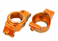 Traxxas Caster blocks (c-hubs), 6061-T6 aluminum (orange-anodized), left & right – TRX7832-ORNG