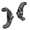 Traxxas Caster blocks, 6061-T6 aluminum (dark titanium-anodized) (left & right) – TRX9733-GRAY