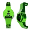 Traxxas Caster blocks, 6061-T6 aluminum (green-anodized), left and right – TRX8232G
