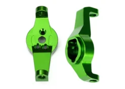 Traxxas Caster blocks, 6061-T6 aluminum (green-anodized), left and right – TRX8232G