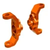 Traxxas Caster blocks, 6061-T6 aluminum (orange-anodized) (left & right) – TRX9733-ORNG