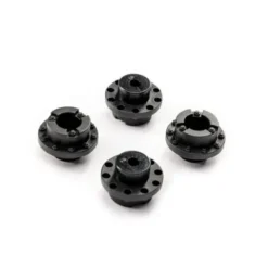 Traxxas Center caps, wheel (black) (4) – TRX9075