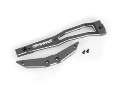 Traxxas Chassis brace, front, 6061-T6 aluminum (gray-anodized/ 2.5x6mm CCS (with threadlock) (2) – TRX10221-GRAY