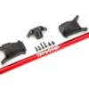 Traxxas Chassis brace kit, red (fits Rustler 4X4 or Slash 4X4 models equipped with Low-CG chassis) – TRX6730R