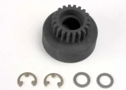Traxxas Clutch bell, (20-tooth)/ 5x8x0.5mm fiber washer (2)/ 5mm E-clip (requires TRX4611-ball bearings, 5x11x4mm (2) – TRX4120