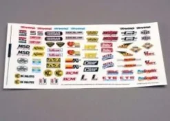 Traxxas Decal sheet, racing sponsors – TRX2514