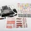 Traxxas Decal sheet, Slash 4X4 – TRX6813