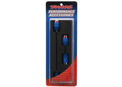 Traxxas Driveshafts, center E-Revo (steel constant-velocity) front (1)/ rear (1) (assembled with inner and outer dust boots, for E-Revo & Summit) – TRX5650R
