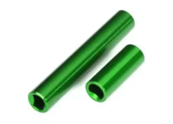 Traxxas Driveshafts, center, female, 6061-T6 aluminum (green-anodized) (front & rear) (for use with #9751 metal center driveshafts) (fits 1/18 TRX-4M vehicles with 161mm wheelbase) – TRX9852-GRN
