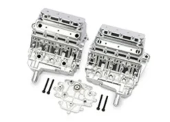 TRAXXAS Engine block satin chrome/ 3x25mm CS (4) – TRX10981-SATIN