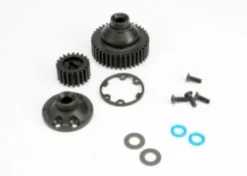 Traxxas Gears differential 38-T differential drive gear 20-T side cover plate 1 gasket 1 output gear seals x-ring 2 2.5x8mmCCS 4 5x10x.5mmTW 2 – TRX5579