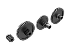Traxxas Gear set, transmission, low range (crawl) (40.3:1 reduction ratio)/ pinion gear, 11-tooth – TRX9776R