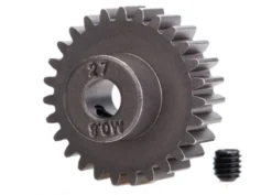 Traxxas Gear, 27-T pinion (0.8 metric pitch, compatible with 32-pitch) (fits 5mm shaft)/ set screw – TRX5647