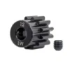 Traxxas Gear, 12-T pinion (1.0 metric pitch) (fits 5mm shaft)/ set screw – TRX6482X