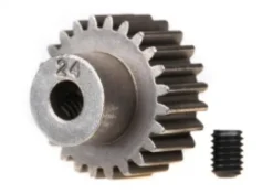 Traxxas Gear, 24-T pinion (48-pitch) / set screw – TRX2424