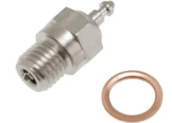 Traxxas Glow plug, super-duty (long-medium)/gasket – TRX3232X