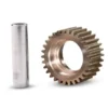 Traxxas Idler gear, 30-tooth/ idler gear shaft (steel) – TRX9492