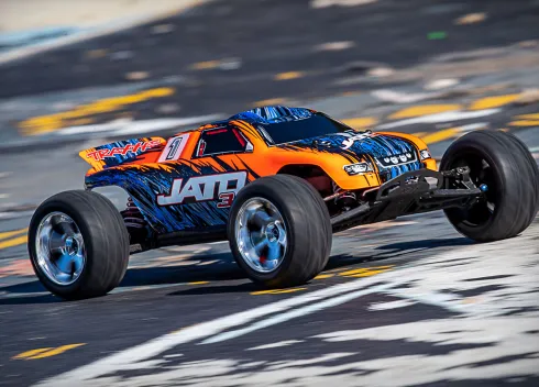 Traxxas Jato 3.3 2WD Stadium Truck RTR TSM 2.4Ghz Oranje – Versie 2021