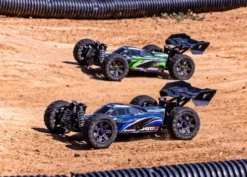 Traxxas Jato 4X4 BL2-S brushless elektro buggy RTR Groen + (GRATIS Traxxas 3000mah 7.4V 2S Lipo + Traxxas Charger EZ-Peak USB-C 40W lader twv €68.90)