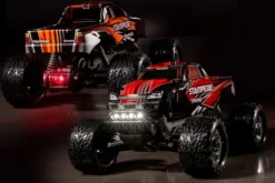 Traxxas LED light set, complete (includes front and rear bumpers with LED lights & BEC Y-harness) (fits 2WD Stampede) – TRX3694