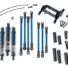 Traxxas Long Arm Lift Kit, TRX-4, complete (includes blue powder coated links, blue-anodized shocks) – TRX8140X