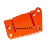 Traxxas Motor mount cap, 6061-T6 aluminum (orange-anodized) – TRX10263-ORNG