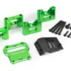 Traxxas Mount, center differential carrier, 6061-T6 aluminum (green-anodized) – TRX9584G