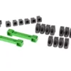 Traxxas Mounts suspension arms aluminum (green-anodized) (front &rear) – TRX8334G